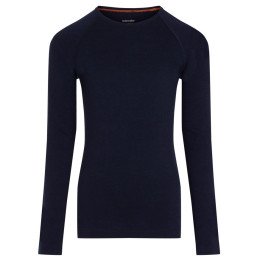 Дитяча функціональна футболка Icebreaker K 200 Oasis LS Crewe Midnight Navy темно-синій Midnight Navy