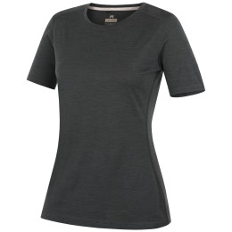 Жіноча футболка MOOA Merino Lyolite 150 Short чорний black melange