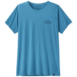 Жіноча футболка Patagonia Women's Capilene Cool Daily Shirt - Cloud Crag синій Shore Blue - Light Shore Blue X-Dye