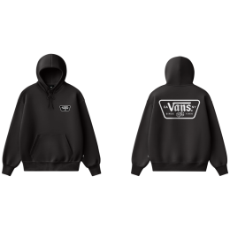Чоловіча толстовка Vans Knu Patch Pullover чорний Black