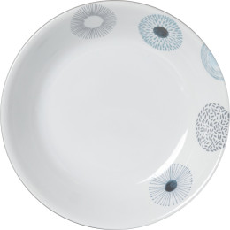 Тарілка Brunner Deep Plate ø 21cm білий/синій
