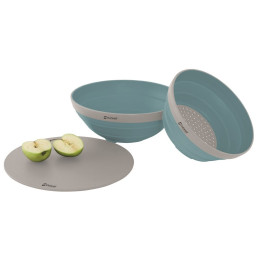 Набір чаші та друшляк Outwell Collaps Bowl & Colander Set блакитний