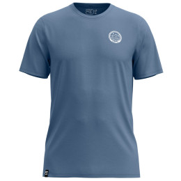 Чоловіча футболка Ortovox 185 Merino Mtn Badge T-Shirt синій Light Nunatak