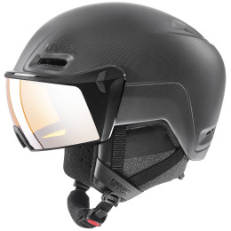 Lyžařská přilba Uvex HLMT 700 Visor černá black mat