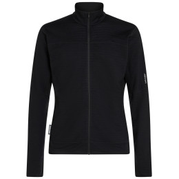 Чоловіча функціональна толстовка Icebreaker Men Merino Blend 300 RealFleece™ Descender LS Zip чорний Black