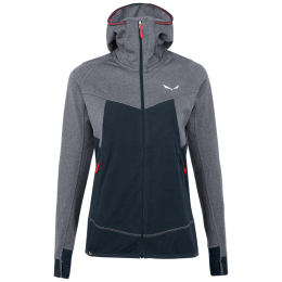Толстовка Salewa Puez Hybrid Pl W Fz Hdy синій