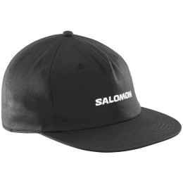 Кепка Salomon Cap Flat чорний DEEP BLACK