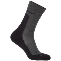Жіночі шкарпетки Icebreaker Women Merino Hike+ Medium Crew чорний/сірий Obsidian/Black