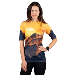 Жіноча функціональна футболка Drexiss All Sunset Yellow Coolmax жовтий