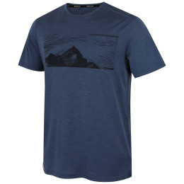 Чоловіча футболка MOOA Merino Lyolite Highlander 150 Short темно-синій navy