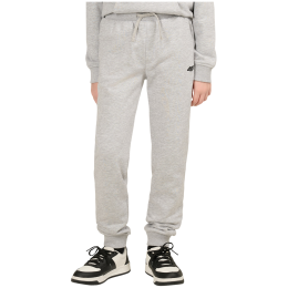 Дитячі спортивні штани 4F Trousers Cas M1828 Cold Light Grey Melange сірий Cold Light Grey Melange