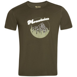 Чоловіча футболка Zulu Merino Mountain Ring 160 Short Comfy зелений Olive