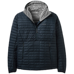 Чоловіча куртка Rab Microlighter Pullover Down Hoody синій