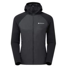 Жіноча зимова куртка Montane F Sirocco Lite Hoodie чорний BLACK