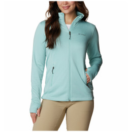 Жіноча толстовка Columbia W Park View Grid Fleece Full Zip блакитний Aqua Haze Heather