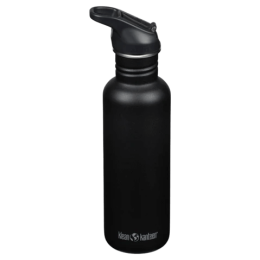 Пляшка з нержавіючої сталі Klean Kanteen Classic 27oz (w/Flip Seal Sport) чорний Black