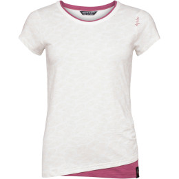 Жіноча футболка Chillaz Fancy Feathers Ornament бежевий Creme/Violet