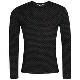 Чоловіча функціональна футболка Zulu Merino 240 Long чорний Black