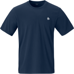 Чоловіча футболка Norrona /29 cotton viking patch T-shirt синій Indigo Night