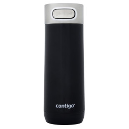 Термокружка Contigo Luxe 470ml чорний/срібний licorice