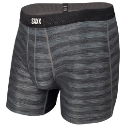 Боксерки Saxx Hot Shot Boxer Brief Fly сірий/чорний