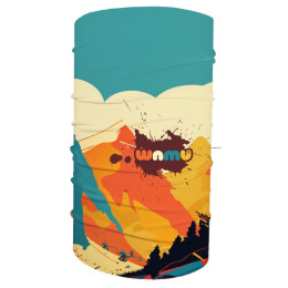 Дитячий багатофункціональний шарф WAMU Mountain Bike помаранчевий