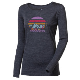 Жіноча функціональна футболка Progress Hela "Landscape" сірий šedý melír