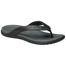 Чоловічі шльопанці Crocs Coast Flip чорний/сірий Black/Slate Grey