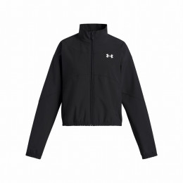 Дитяча куртка Under Armour Rival Woven Jacket чорний Black