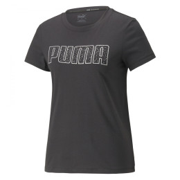 Жіноча футболка Puma Stardust Crystalline Short Sleeve Tee чорний