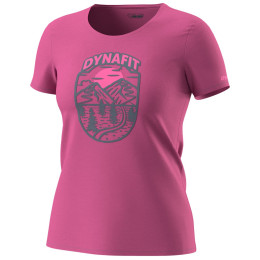 Жіноча футболка Dynafit Graphic Co W S/S Tee рожевий 6A51 - magenta/HORIZON
