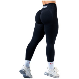 Жіночі легінси Nebbia High-waisted push-up leggings Power чорний BLACK