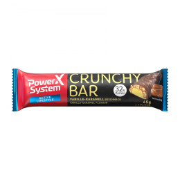 Батончик Jerky Power System Crunchy Bar 32% Vanilla with Crunchy Caramel 45g