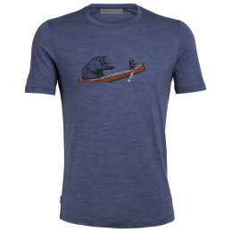 Чоловіча футболка Icebreaker Sphere SS Crw Canoe Companions синій