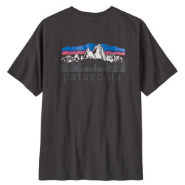 Чоловіча футболка Patagonia M's Fitz Roy Foothills T-Shirt чорний Ink Black