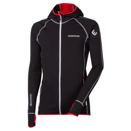 Чоловіча толстовка Progress TS Torez Hoody 17CG чорний/червоний black / red