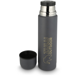 Термос Zulu Vacuum Flask 0,5L сірий/жовтий grey/yellow