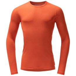 Чоловіча функціональна футболка Devold Adventure Merino 190 Shirt Man помаранчевий Brick