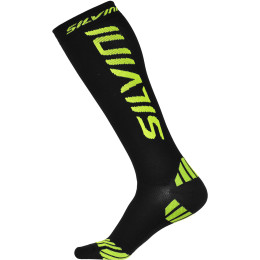 Компресійні шкарпетки Silvini Casalone UA562 чорний/жовтий Black/Neon