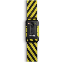 Popruh se zámkem Pacsafe Strapsafe 100 černá/žlutá yellow and black