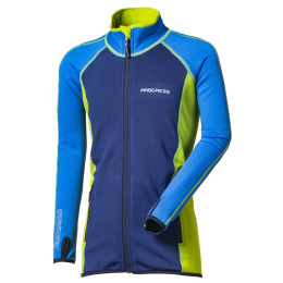 Дитяча функціональна толстовка Progress Torez Junior синій/зелений