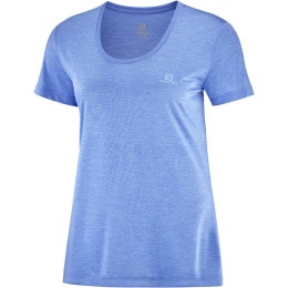 Жіноча футболка Salomon Agile Ss Tee W синій Marina