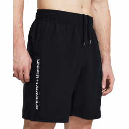 Чоловічі шорти Under Armour Woven Wdmk Shorts чорний Black/White