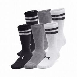 Набір шкарпеток Under Armour Essential 6Pk Crew білий/чорний White/White/Black