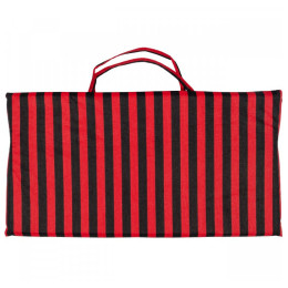 Пляжний лежак Yate Пляжний лежак - смугастий чорний/червоний