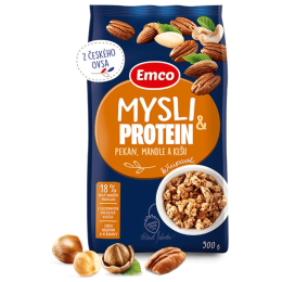 Müsli Emco Протеїнові мюслі пекан/мигдаль/кеш’ю, 500 г
