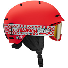 Дитячі гірськолижний шолом Salomon Player Combo червоний Cherry Tomato