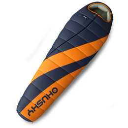 Спальний мішок Husky Extreme Enjoy -26°C синій/помаранчевий