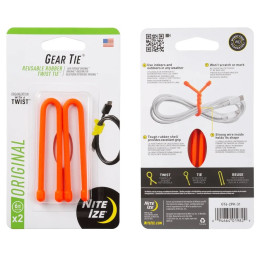 Дріт для зв'язування Nite Ize Gear Tie 6" помаранчевий Oranžové