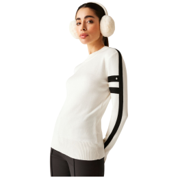 Жіноча толстовка Dare 2b Diamant Midlayer білий/чорний Egret/Black